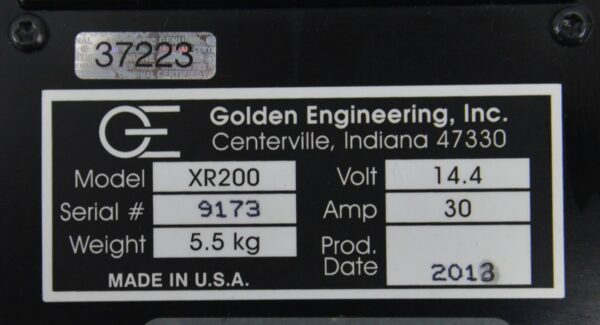 Lot of 3 Golden Engineering XR200 14V Portable X-Ray Generator