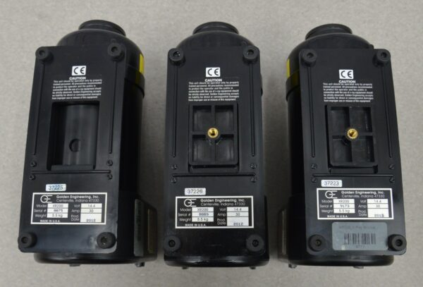 Lot of 3 Golden Engineering XR200 14V Portable X-Ray Generator
