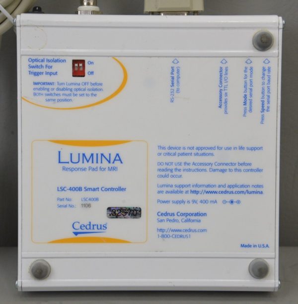 Lumina Response Pad For MRI Cedrus LSC-400B Smart Controller