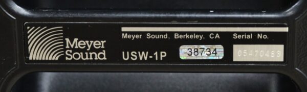 Meyer Sound USW-1P High Powered Compact Active Subwoofer W/ Travel Case