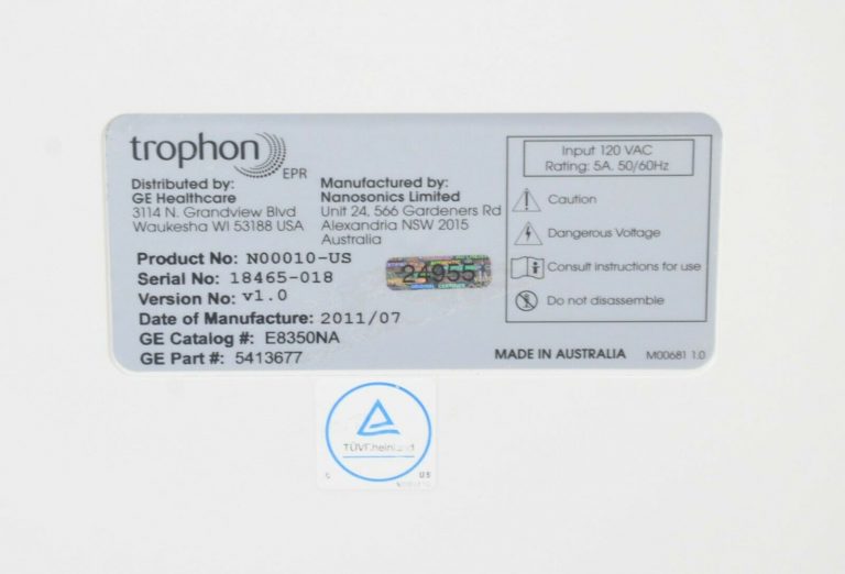 NanoSonics Trophon EPR N00010US Ultrasound Transducer High Level