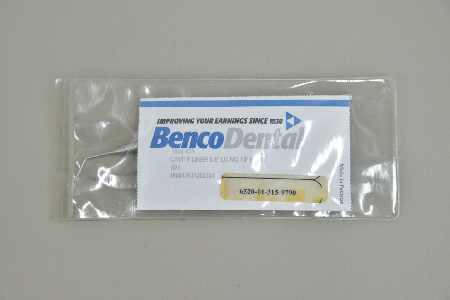 New Benco Dental 1606479 Calcium Hydroxide Placement Instrument 5.5