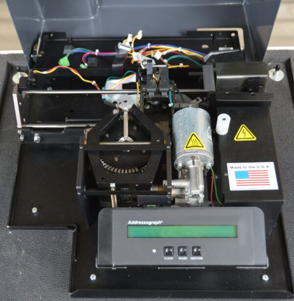 NewBold Adressograph 320 Embossing Machine With Case