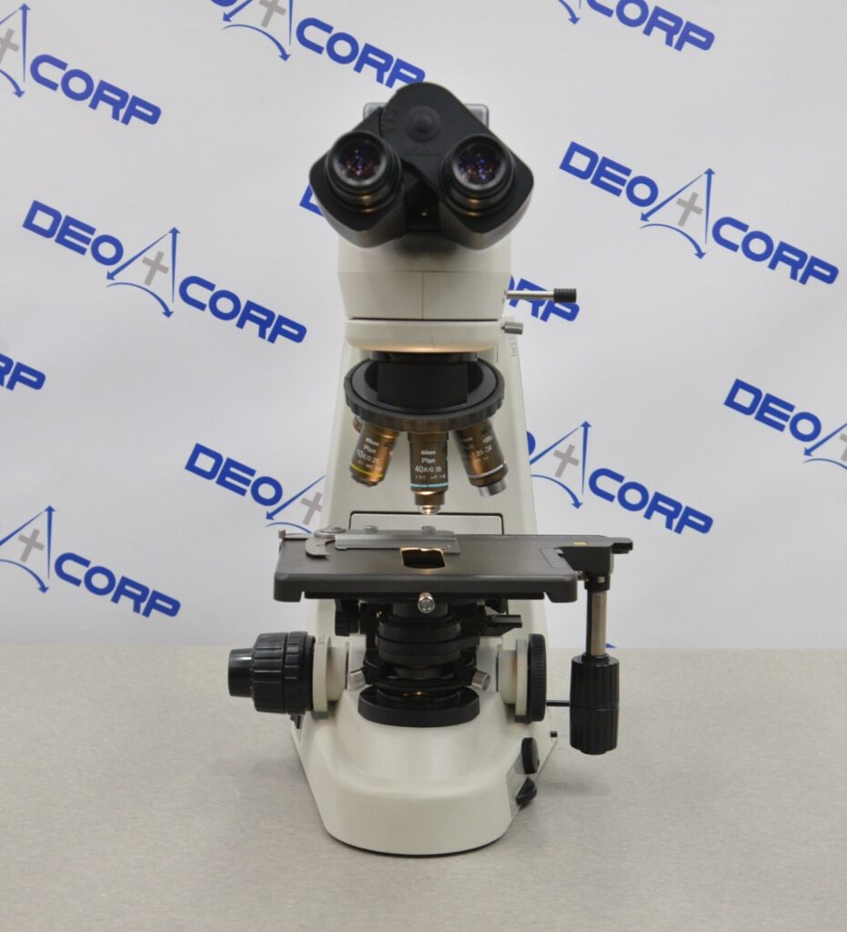 Nikon Eclipse 50i Upright Microscope W/ 4 Plan Objectives 4x, 10x, 40x ...