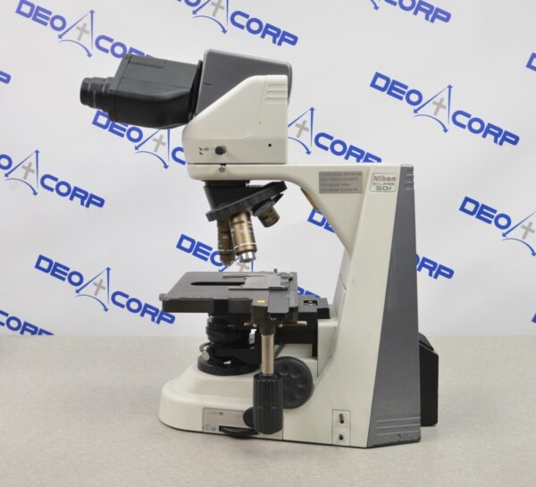 Nikon Eclipse 50i Upright Microscope W/ 4 Plan Objectives 4x, 10x, 40x, 100xA