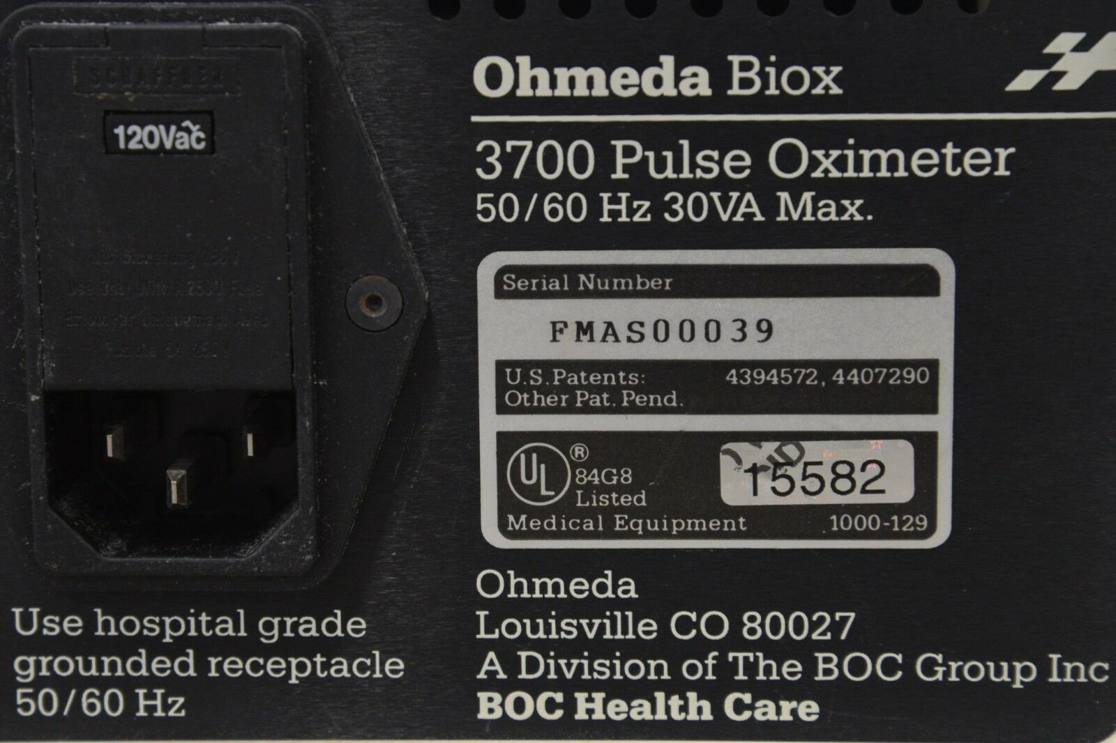 Ohmeda-Biox-3700-Pulse-Oximeter-Patient-Monitor-SpO2-15582-A34-254377959435-8.JPG