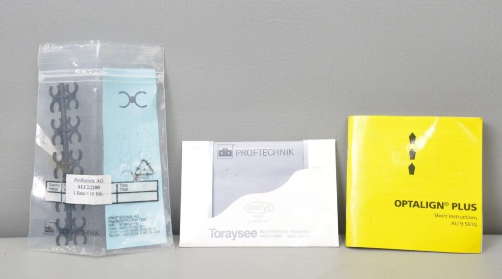 Pruftechnik AG Optalign Plus Laser Shaft Alignment System Rhino Trade LLC