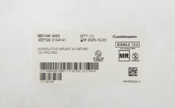 Smith & Nephew Regeneten Bioinductive Implant W/ Delivery Device Medium 4565