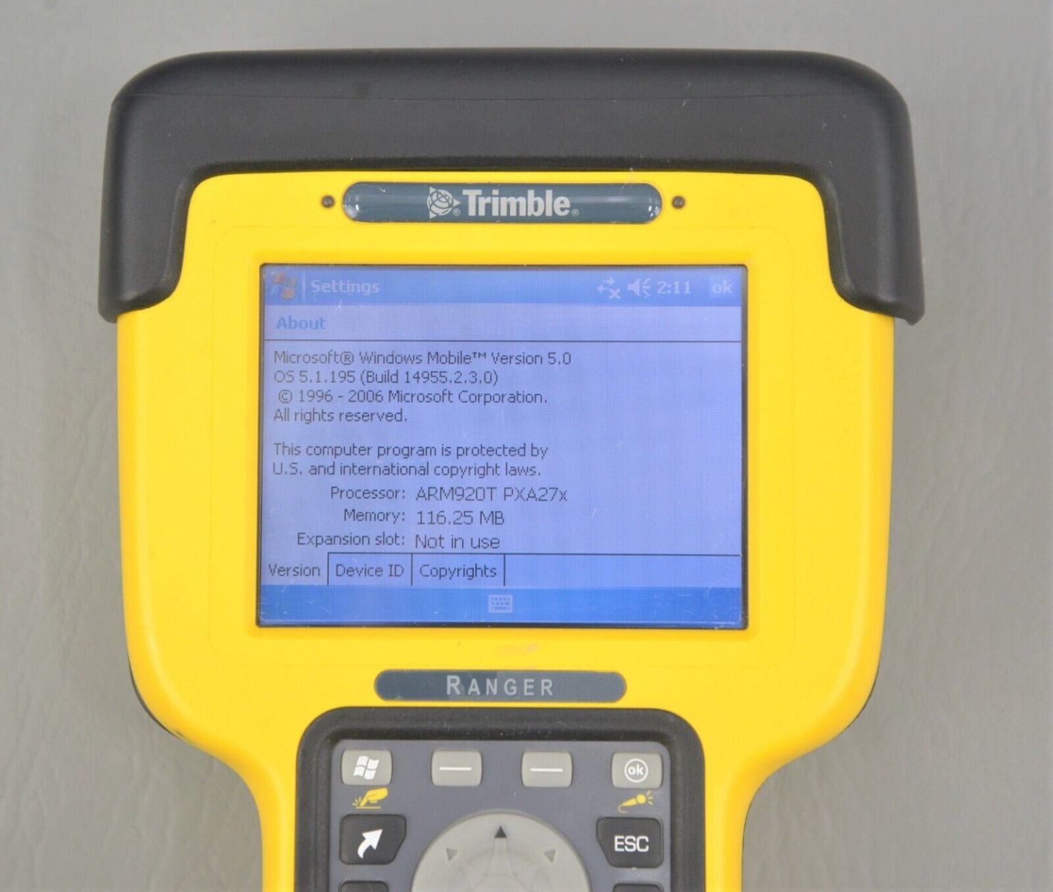 Trimble TDS Ranger X Series Handheld Field Computer Data Collector w ...