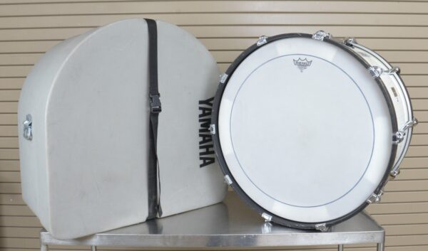 Yamaha Power Lite 16x26" Marching Bass Drum Piano White MB6126U