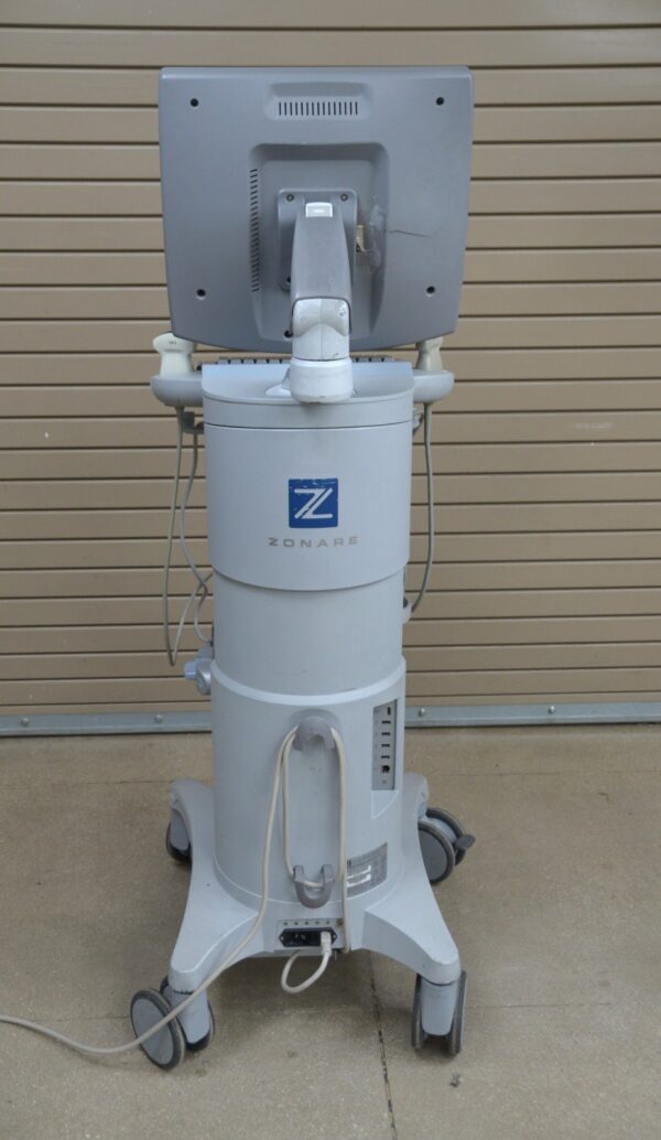 Zonare Ultra Z.one Diagnostic Ultrasound System W/ C6-2 Transducer, L10-5 Transducer, Z.one Scan Engine & SmartCart