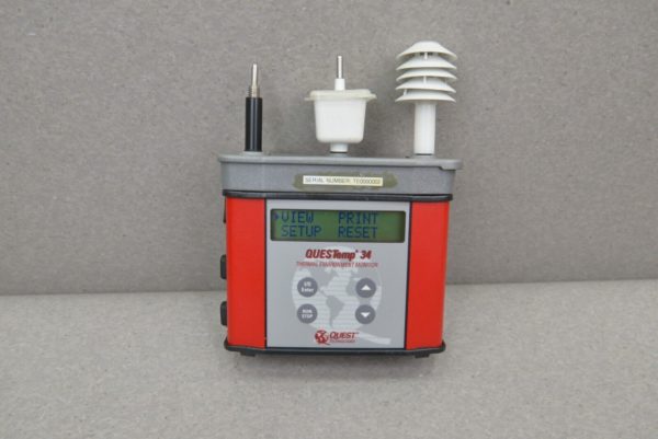 3M Quest Technologies QT QUESTemp 34 Thermal Environment Heat Stress Monitor
