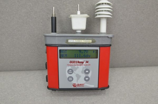 3M Quest Technologies QT QUESTemp 34 Thermal Environment Heat Stress Monitor