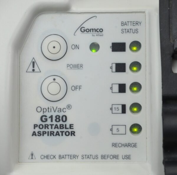 Allied Healthcare Gomco OptiVac G180 Portable Aspirator