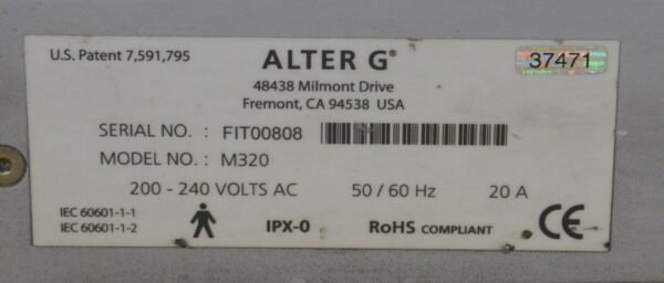 Alter G M320 Anti-Gravity Treadmill