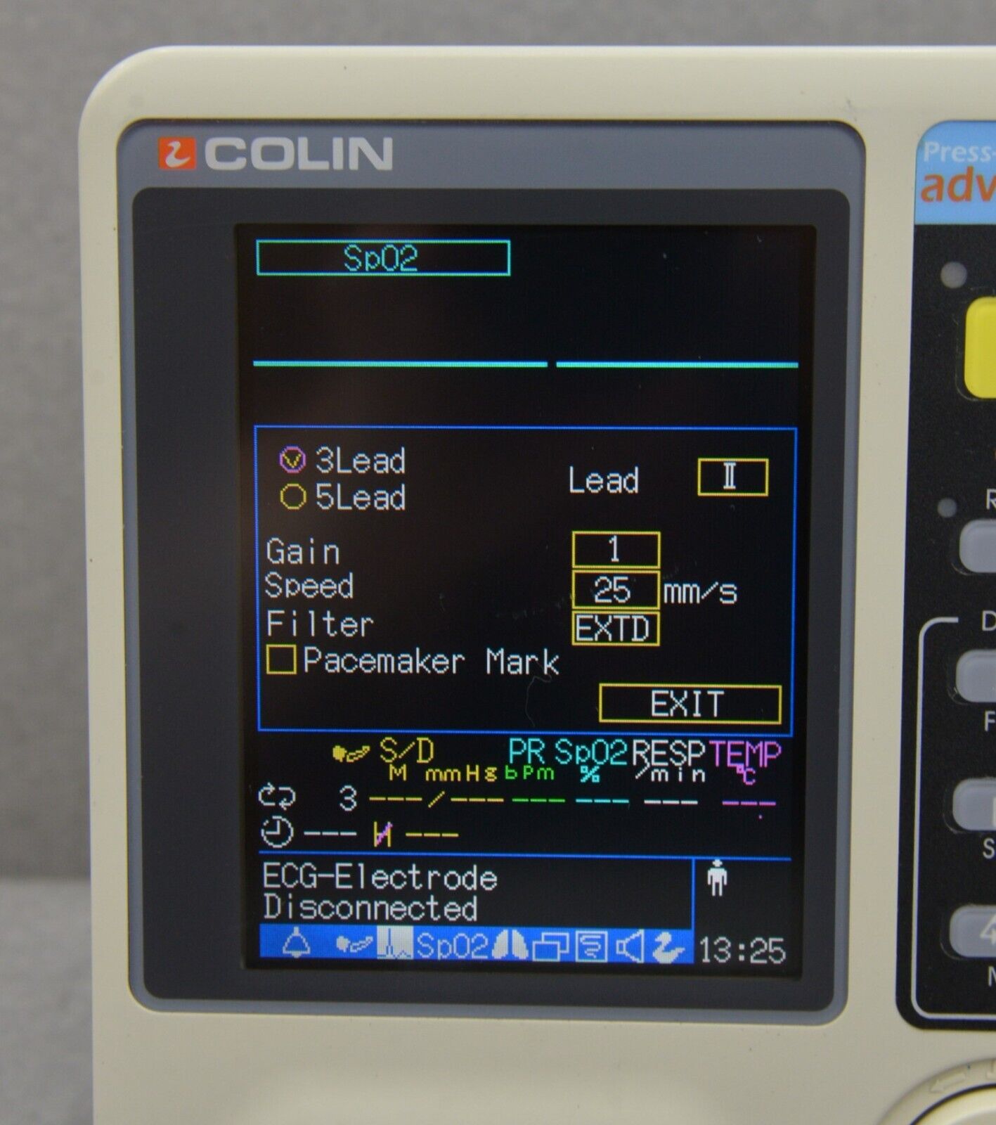 Colin Press-Mate Advantage Blood Pressure Monitor W/ Nellcor SpO2