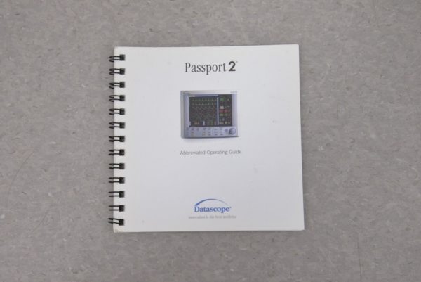 Datascope Passport 2 Patient Monitor 0998-00-0170-0131A W/ Accessories