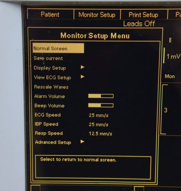 Datascope Passport 2 Patient Monitor 0998-00-0170-0131A W/ Accessories
