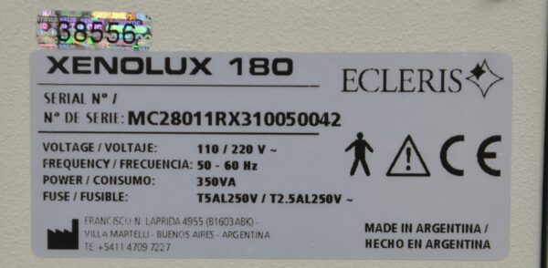 Ecleris Xenolux 180 Xenon Light Source