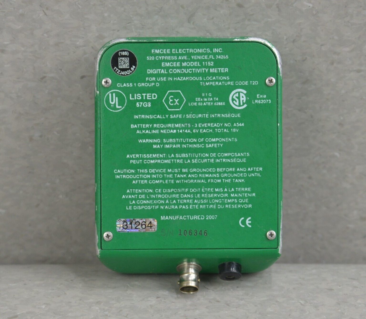 Emcee 1152 Digital Conductivity Meter Rhino Trade LLC