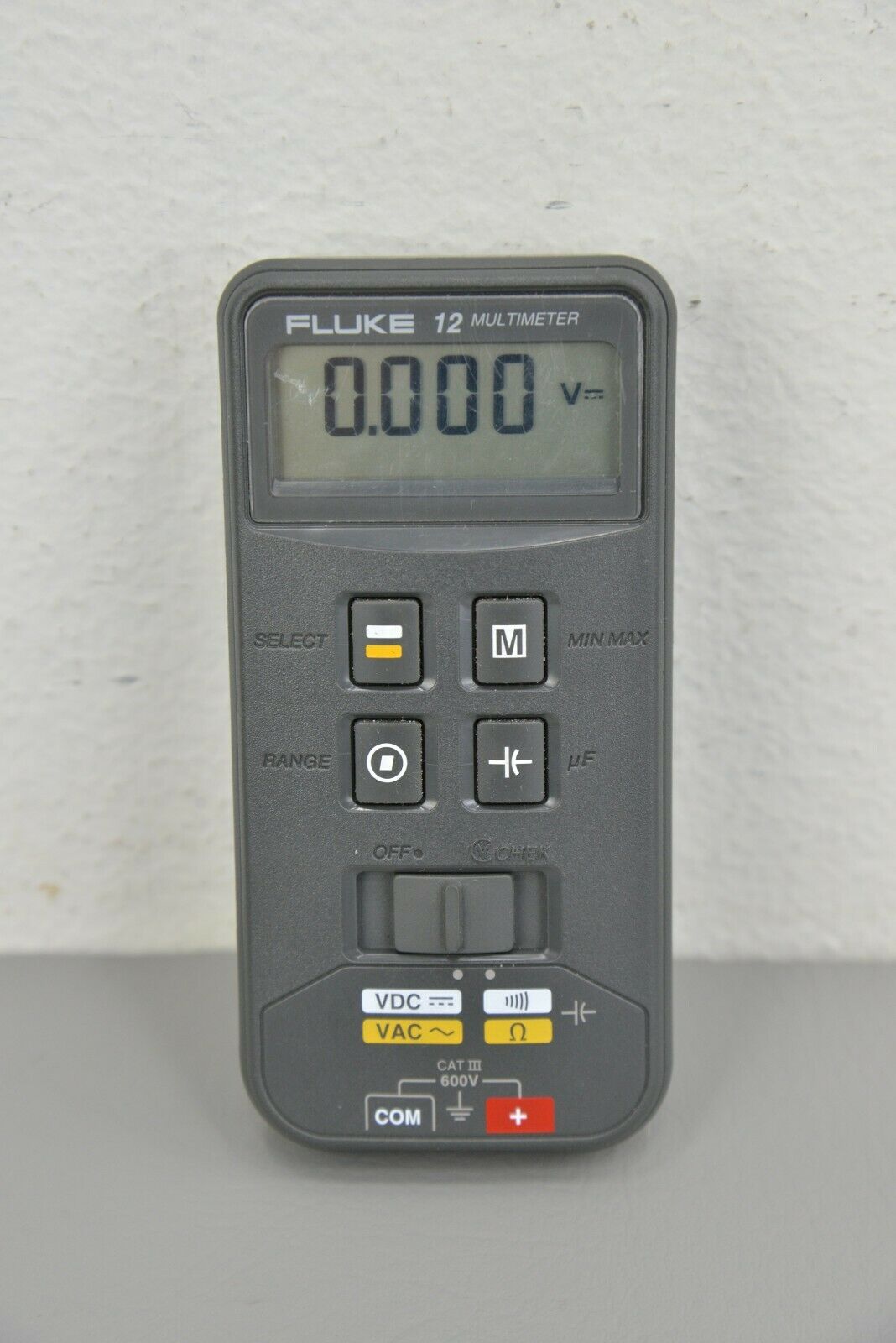 2 Fluke 12 Handheld Digital Multimeter Tested Working Made in USA