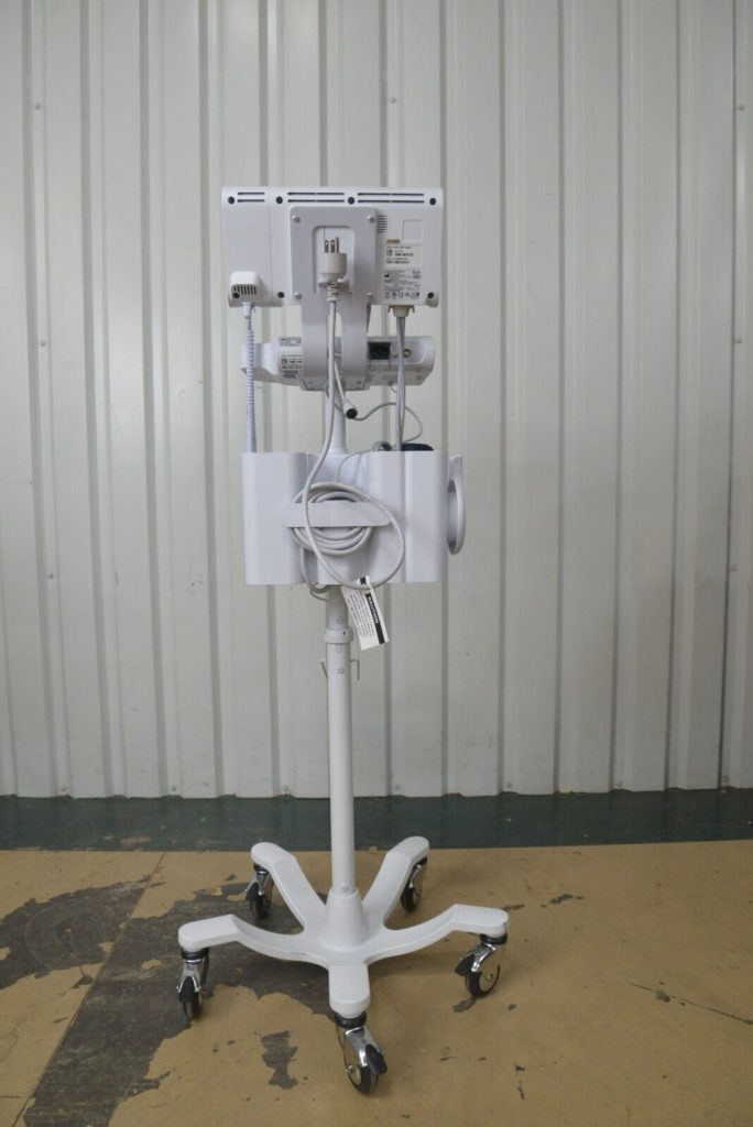 Hillrom Welch Allyn Connex Spot Monitor 71XT with Rolling Stand Rhino