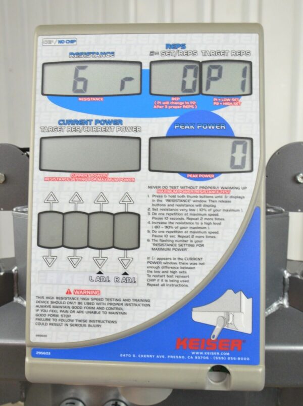 Keiser Infinity Functional Trainer 003020PP W/ Mounting Base No Compressor