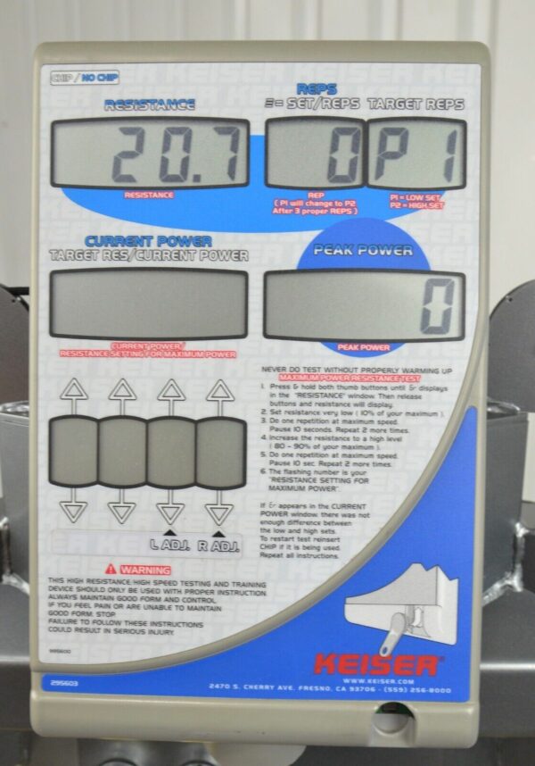Keiser Infinity Functional Trainer 003020PP W/ Mounting Base No Compressor