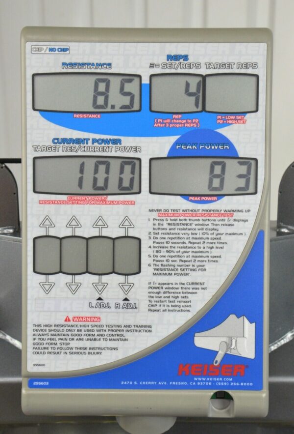 Keiser Infinity Functional Trainer 003020PP W/ Mounting Base No Compressor
