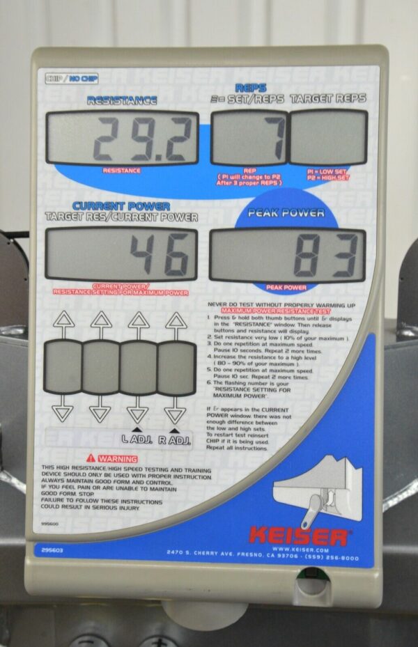 Keiser Infinity Functional Trainer 003020PP W/ Mounting Base No Compressor