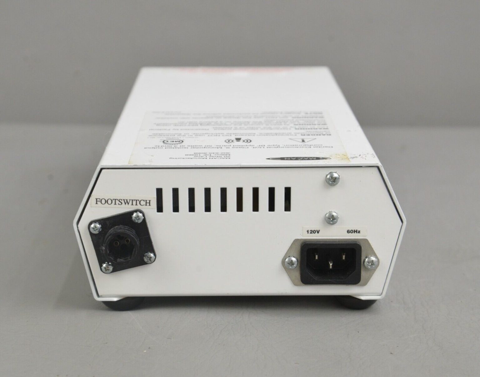 Macan MC6A Radio Surge Dental Electro Surgical Unit Rhino Trade LLC