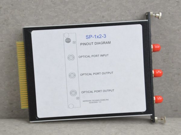 Meridian Technologies Inc SP-1x2-3 SM/ST Fiber Optic Splitter