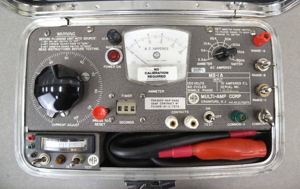 MultiAmp Ms1 Overload Relay And Circuit Breaker Test Kit Rhino