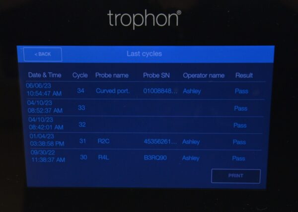 Nanosonics Trophon 2 Ultrasound Probe High-Level Disinfection System N05000-1 2018