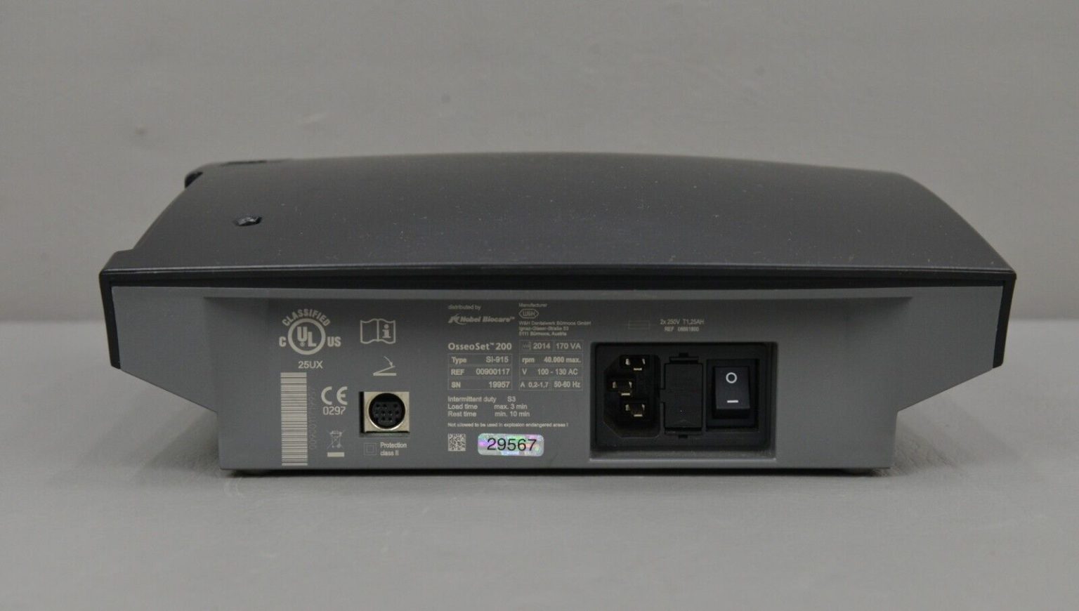 Nobel Biocare OsseoSet 200 Dental Implant System Type SI915 Rhino