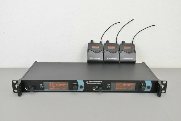Sennheiser Stereo Transmitter SR 2050XP IEM w/ 3 Diversity Receiver EK 2000 IEM