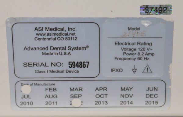 ASI Medical Advanced Endodontic Dental System 2140E
