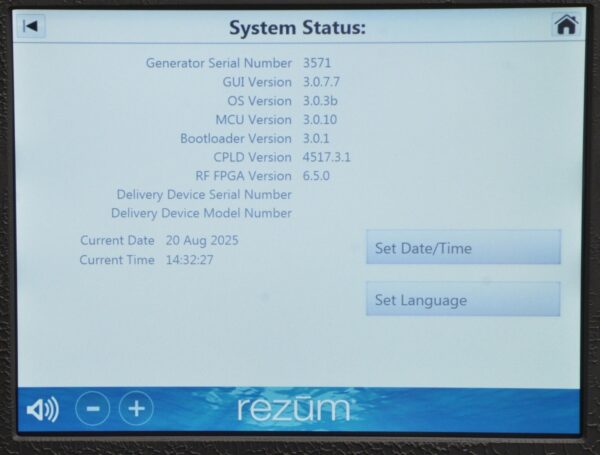 Boston Scientific Rezūm Nxthera G2200 Water Vapor Endoscopic electrosurgical Therapy System