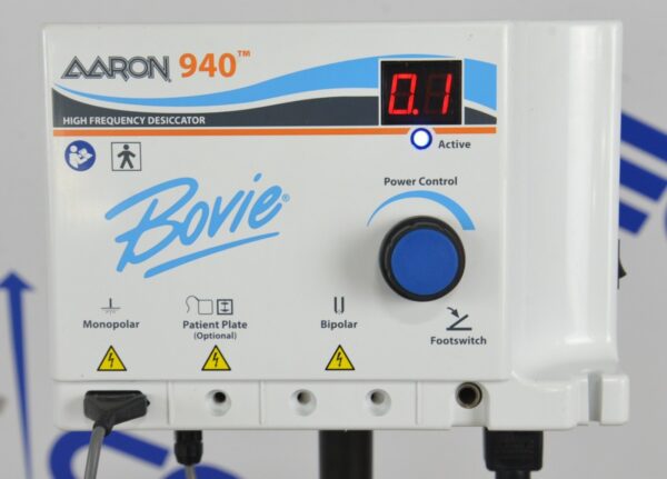 Bovie Aaron 940 High Frequency Desiccator A940 W/ Monopolar Handpiece