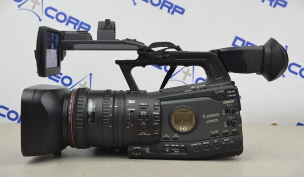 Canon XF305a HD 3CMOS CF 1080i 18x Zoom Video Camcorder With Battery
