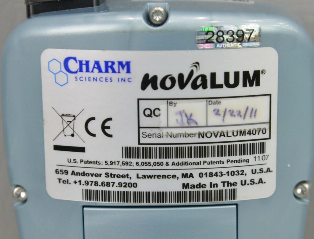 Charm Sciences NovaLUM Pocket Swab Luminometer Detection System Rhino