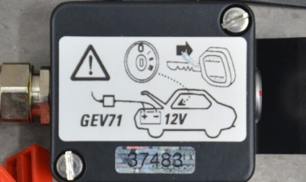 Leica Geosystems GEV71 Car Battery Cable 12V W/ Alligator Clips P/N: 439038