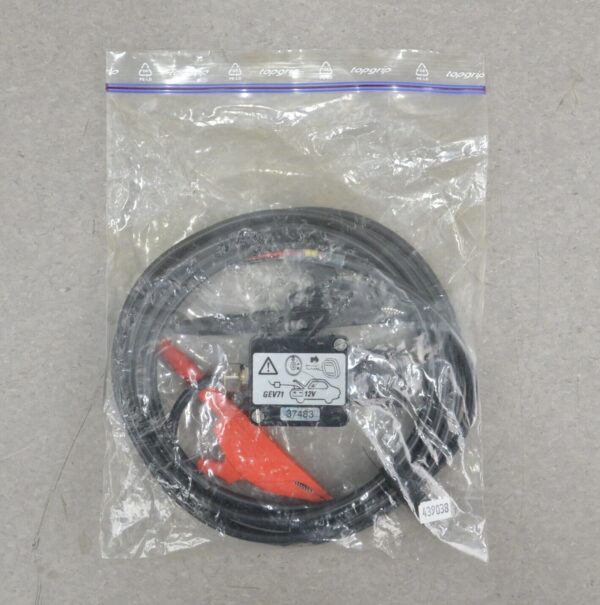 Leica Geosystems GEV71 Car Battery Cable 12V W/ Alligator Clips P/N: 439038