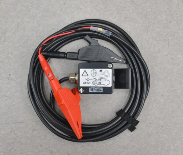 Leica Geosystems GEV71 Car Battery Cable 12V W/ Alligator Clips P/N: 439038