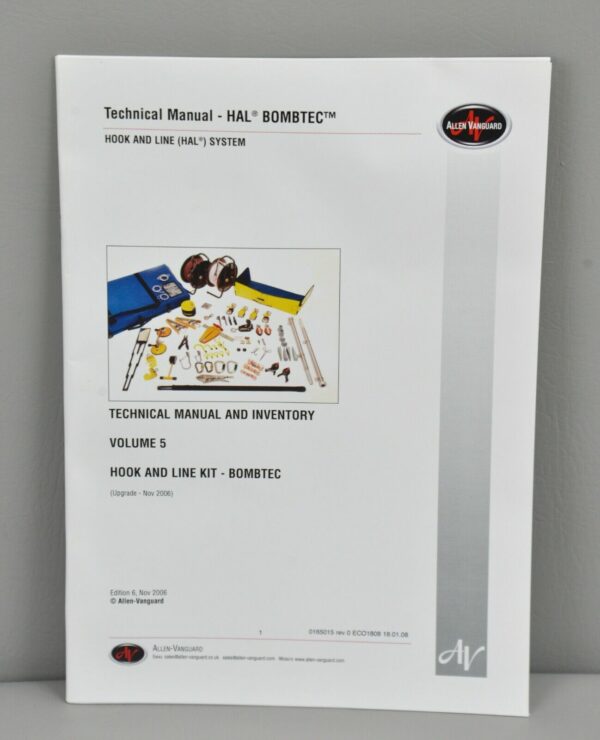 New Allen Vanguard HAL BT1/00 HAL BombTec EOD IEDD Hook & Line Kit
