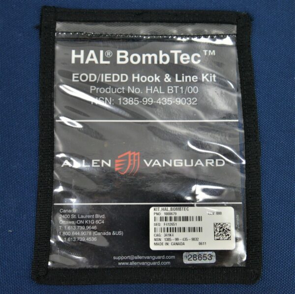New Allen Vanguard HAL BT1/00 HAL BombTec EOD IEDD Hook & Line Kit