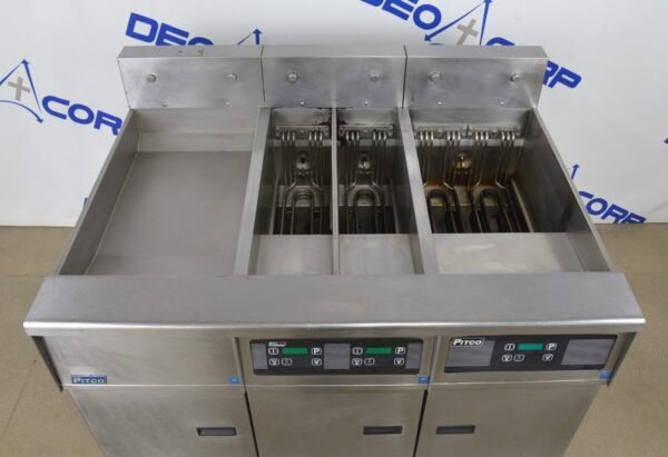 Pitco 3 Bay Commercial Electric Fryer SE14T-S, SE14-S, SEBNB14 480V 3ph