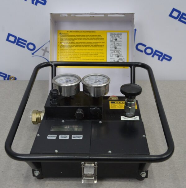 SPX OTC Model C-75 GPM In-Line Hydraulic Tester Flow Temp & Pressure 4221