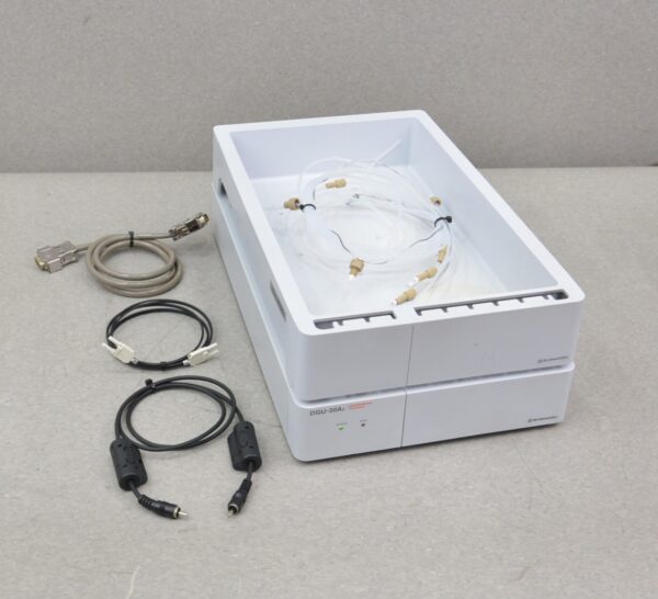 Shimadzu Prominence DGU-20A3 Degasser W/ Reservoir Tray & Accessories