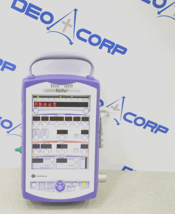 Vyaire Carefusion Revel Transport Ventilator W/ Adapter & 2 batteries